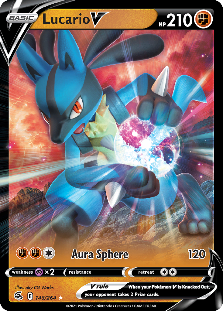 Fusion Strike Lucario V #146/264